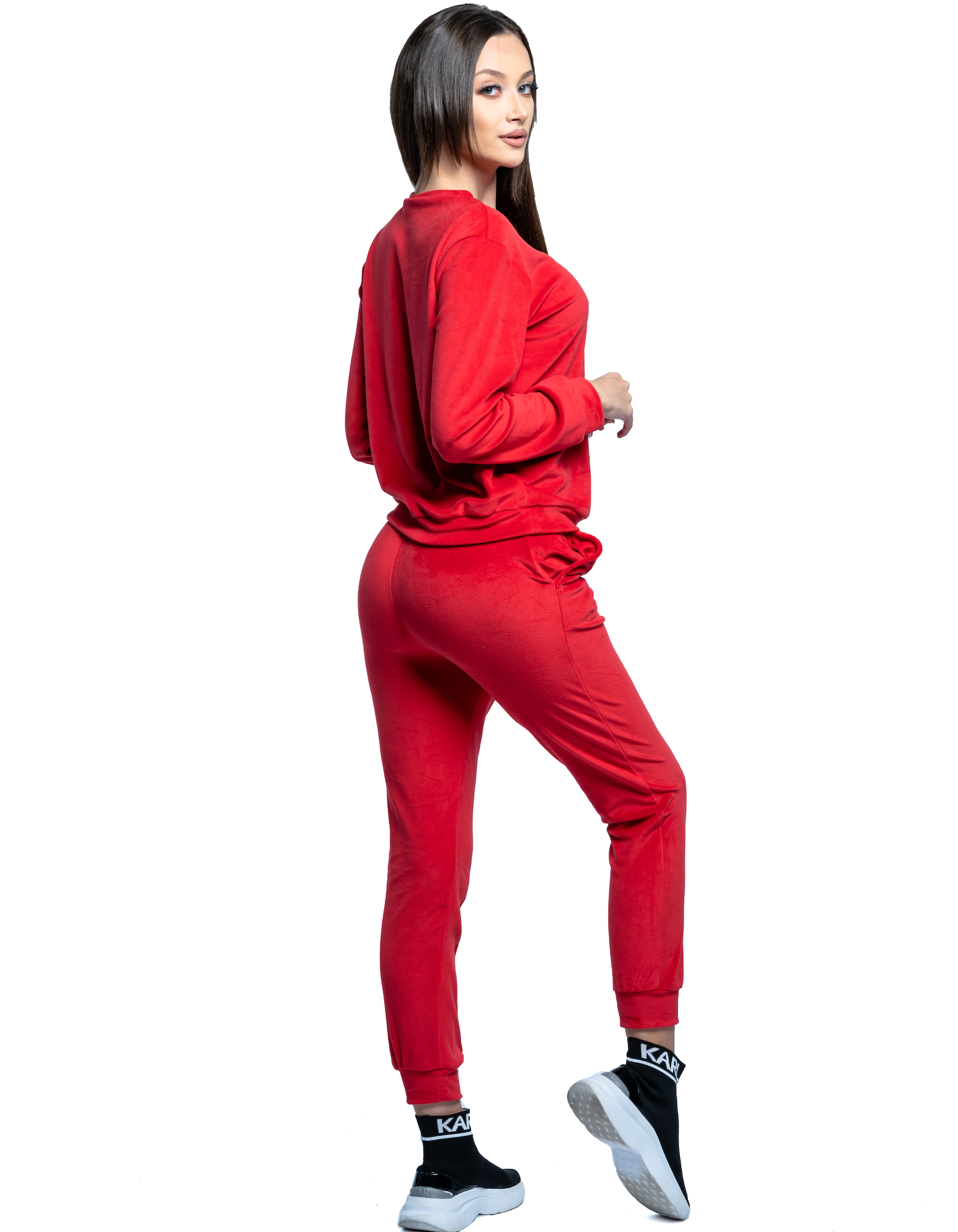 Simple Red Tracksuit