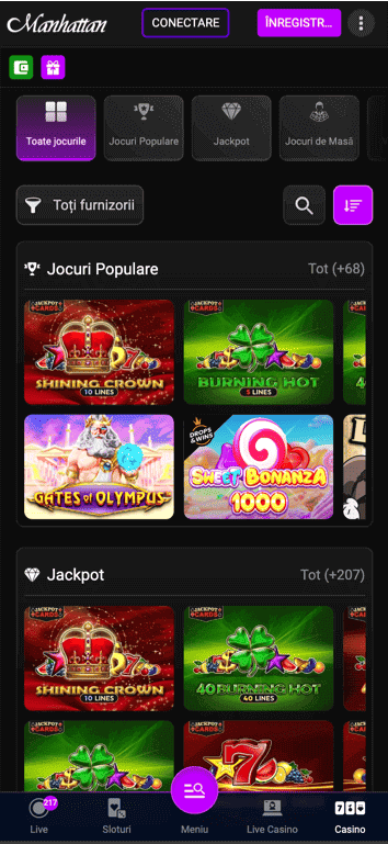 Manhattan Casino Download Mobiele App